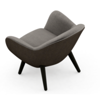 isometrische fauteuil geïsoleerd 3d geven png