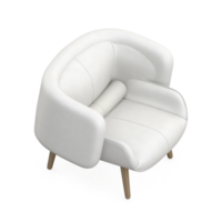 Isometric Armchair Isolated 3D render png