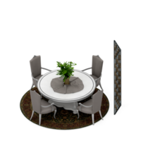 isometrisk tabell 3d framställa png