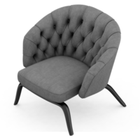 sillón isométrico aislado 3d render png