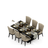 renderização 3d de mesa isométrica png