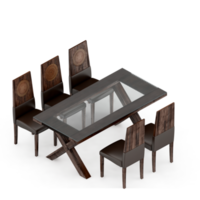 render 3d de mesa isométrica png