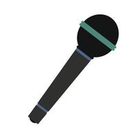 Microphone flat icon vector