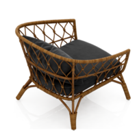 fauteuil isométrique rendu 3d isolé png