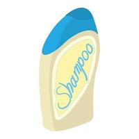 Bottle of shampoo cartoon icon vector