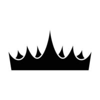corona icono simple vector