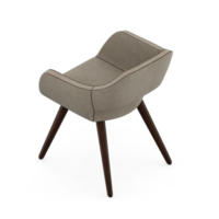 chaise isométrique rendu isolé 3d png