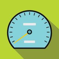 Speedometer icon in flat style vector