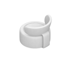 silla isométrica 3d renderizado aislado png