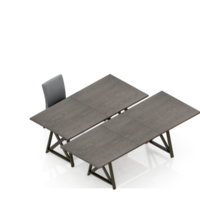 Isometric Table 3D render png