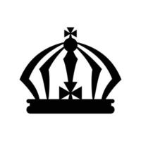 Crown icon simple vector