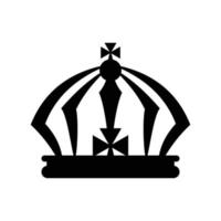 Crown icon simple vector