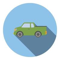 Pickup icon, flat style vector