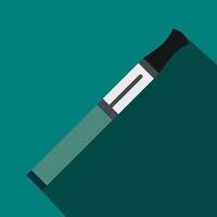 Electronic cigarette icon, flat style vector