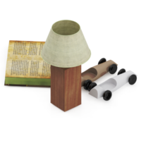 vases isométriques rendu 3d png