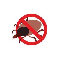 Warning sign with tick icon, isometric 3d style vector