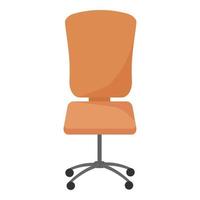 Armchair icon cartoon vector. Desk chair vector