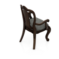 Isometric Chair 3D isolated rendering png