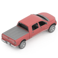 Isometric vehicle 3D Render png