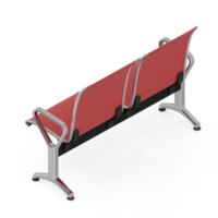 banc isométrique rendu 3d png