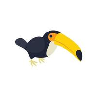 Toucan icon, isometric 3d style vector