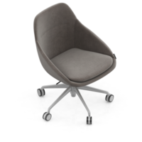 Isometric Chair 3D isolated rendering png