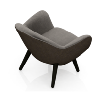 sillón isométrico aislado 3d render png