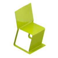 Isometric Chair 3D isolated rendering png