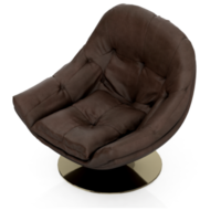 chaise isométrique rendu isolé 3d png