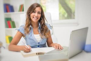 Student Girl Learning photo