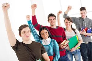 Group Of Successful Students photo