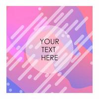 Colorful background with typography design vector