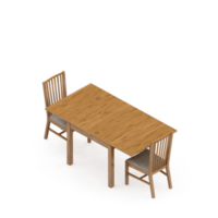 isometrische tafel 3d geven png