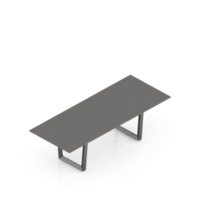 conjunto de mesa isométrica renderização 3d png