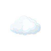 Cloud icon in cartoon style vector