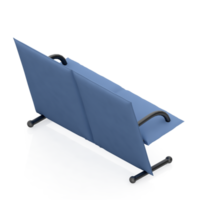 banc isométrique rendu 3d png