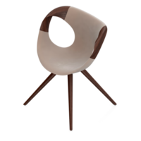 Isometric Chair 3D isolated rendering png