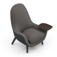 sillón isométrico aislado 3d render png