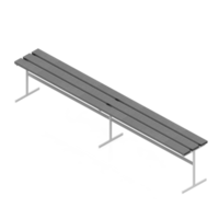 Isometric bench 3D render png