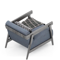 sillón isométrico aislado 3d render png