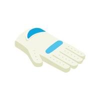 Golf glove isometric 3d icon vector