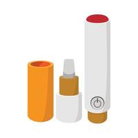 Electronic cigarette icon, cartoon style vector