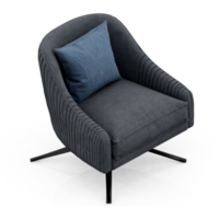 sillón isométrico aislado 3d render png