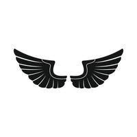 Wings icon in simple style vector