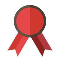 Red vintage badge vector