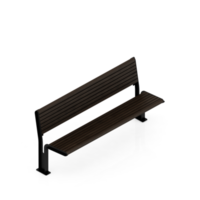 banc isométrique rendu 3d png