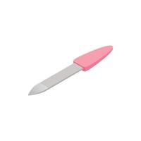 Nail file icon, isometric 3d style vector