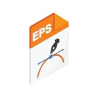 EPS icon, isometric 3d style vector