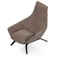 chaise isométrique rendu isolé 3d png