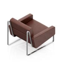 fauteuil isométrique rendu 3d isolé png